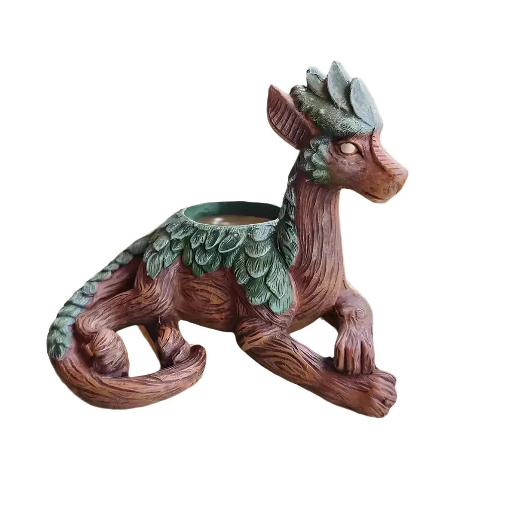 WhimsiDragon Succulent Plant Box with Playful Fantasy Design Bowlift by Bowlift