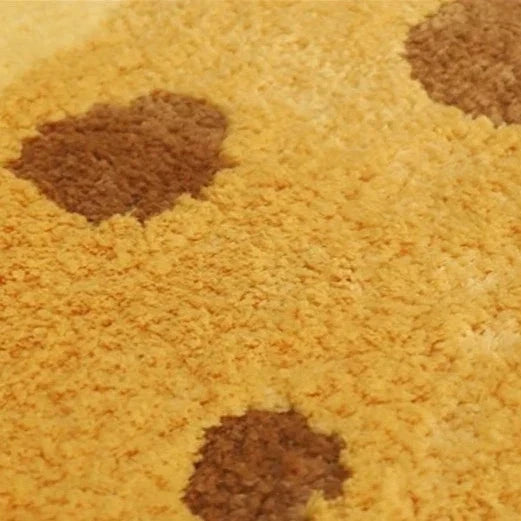 Cartoon Cheese Rug by Bowlift