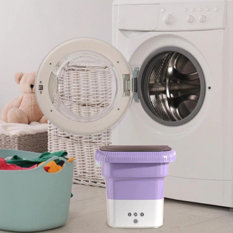 Compact, collapsible washing machine for a smart lifestyle Bowlift by Bowlift
