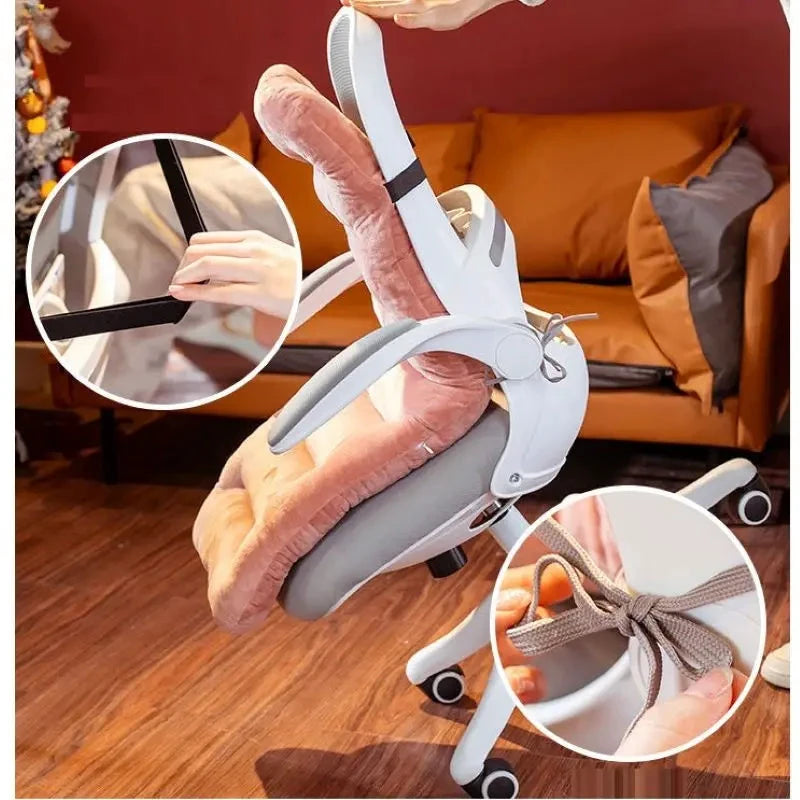 Comfy Plush Office Soft Seat-Back Cushion by BowLift