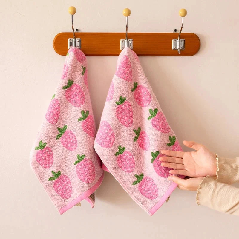 Strawberries Towel by Bowlift