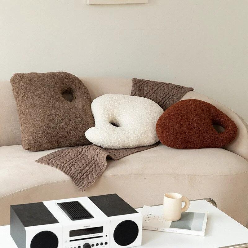 Fluffy Pebble Cushions by Bowlift