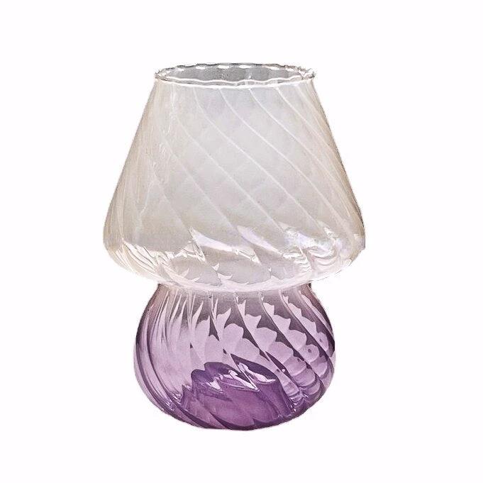 Nordic Stripy Glass Vase by Bowlift