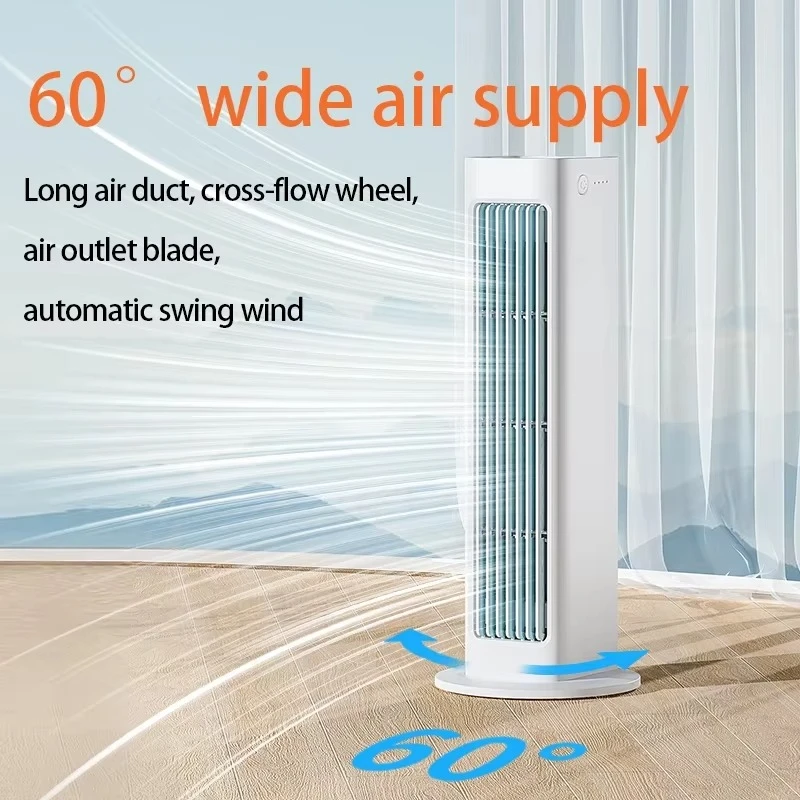 Ultra-Quiet Wall-Mounted Bladeless Fan - Powerful & Compact Air Cooler for Home and Office by BowLift