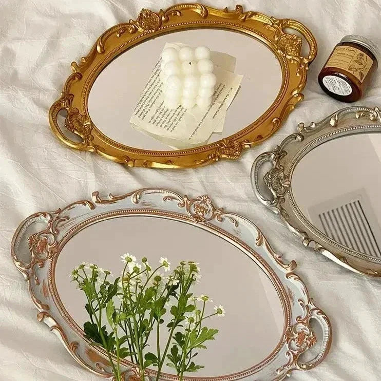 Vintage style mirror trays by Bowlift