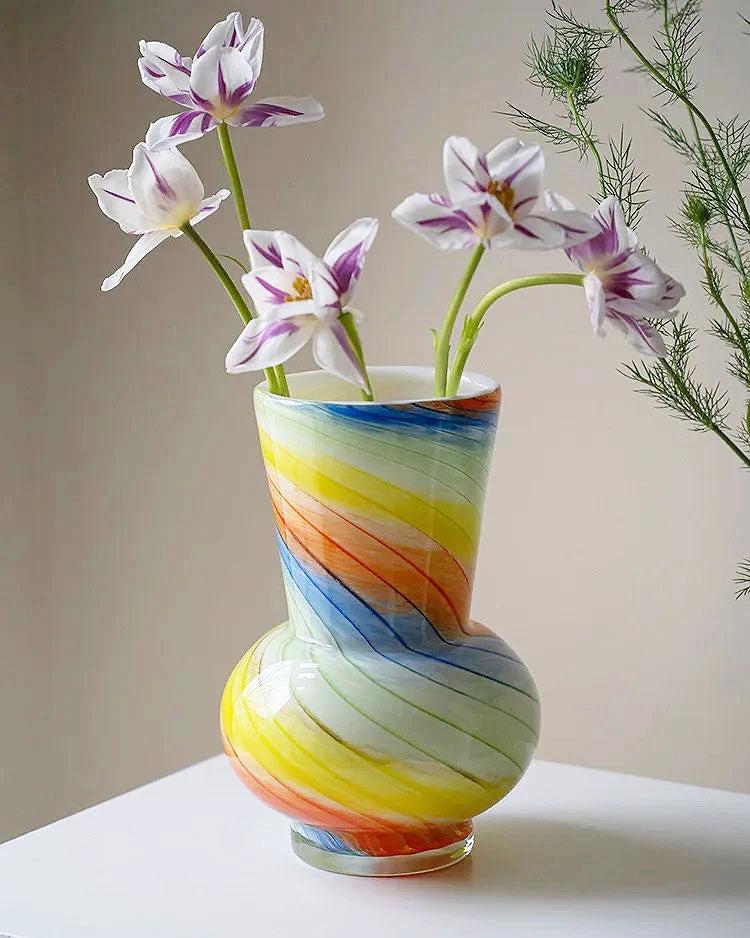 Rainbow Chubby Vase by Bowlift