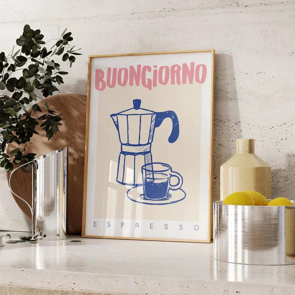 Buongiorno Wall Art by Bowlift