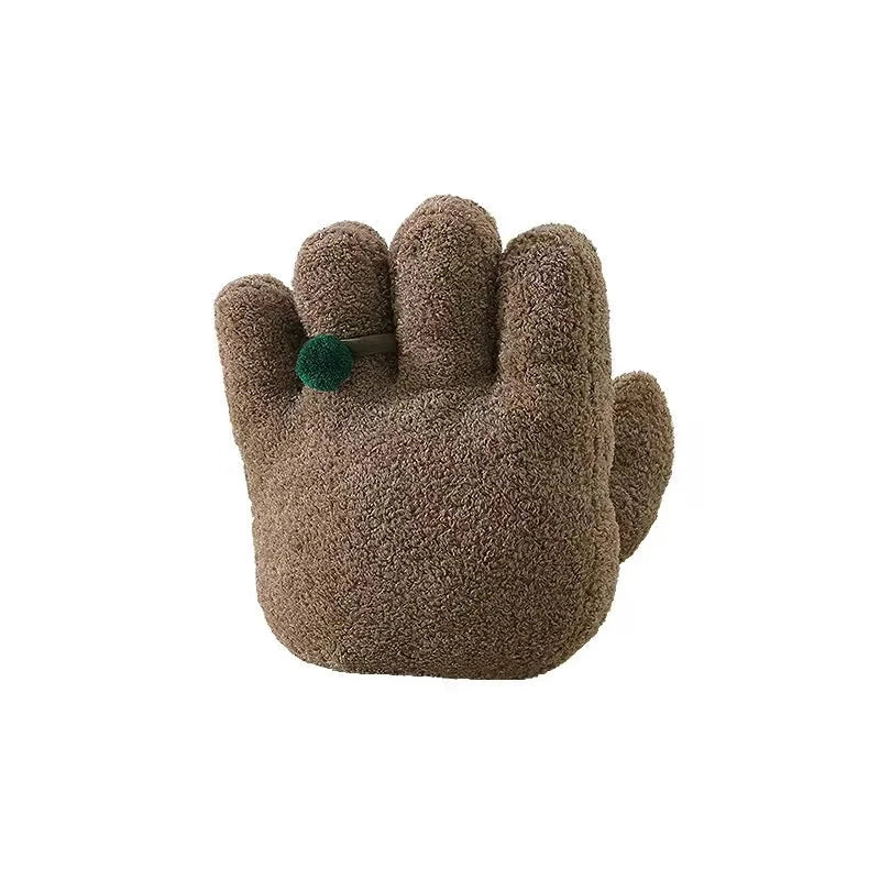 Fluffy Hand Cushions with Ring by Bowlift