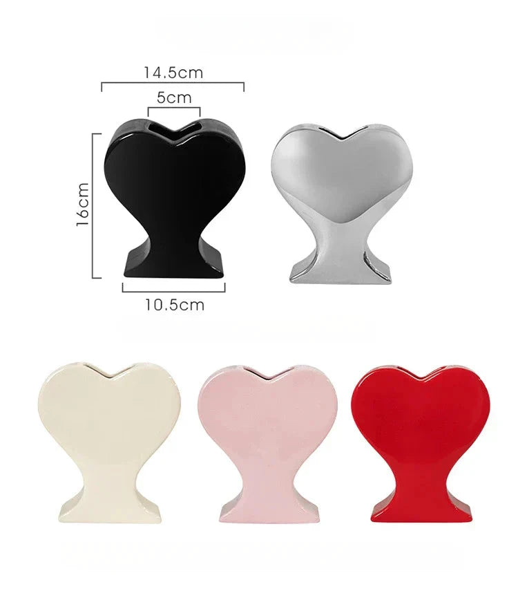 Heart Vase by Bowlift