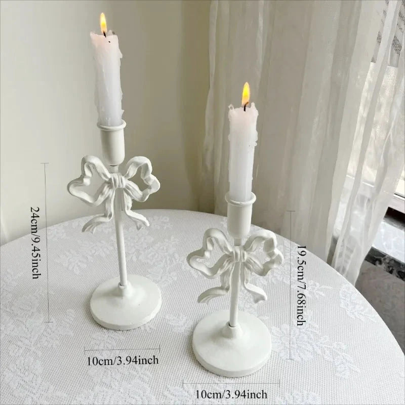 French Wrought Iron Candle Holder by Bowlift