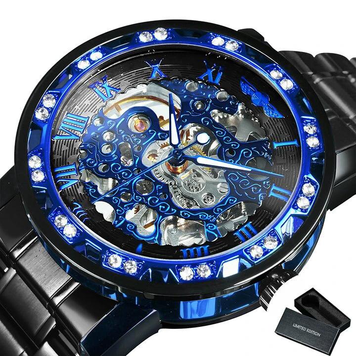 Luminous Mechanical Titan Skeleton Watch by BowLift