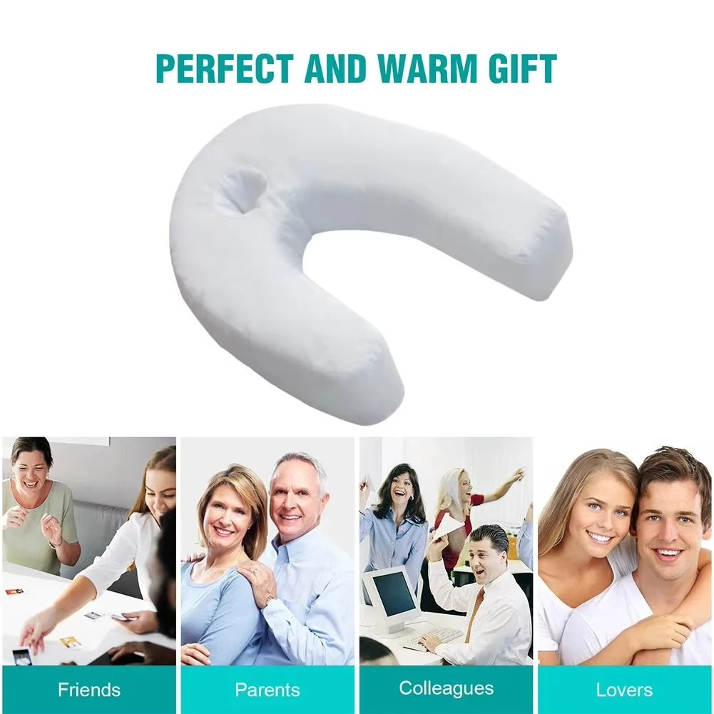 U-Shaped Side Sleeper Pillow for Neck and Spine Support by BowLift