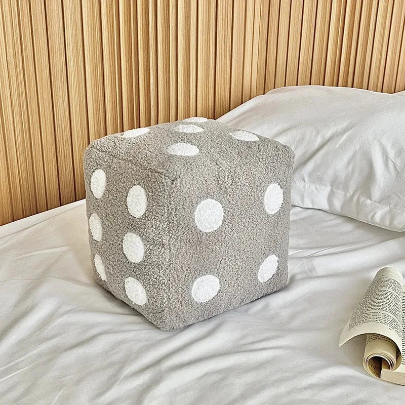 Dice Plush Cushion by Bowlift