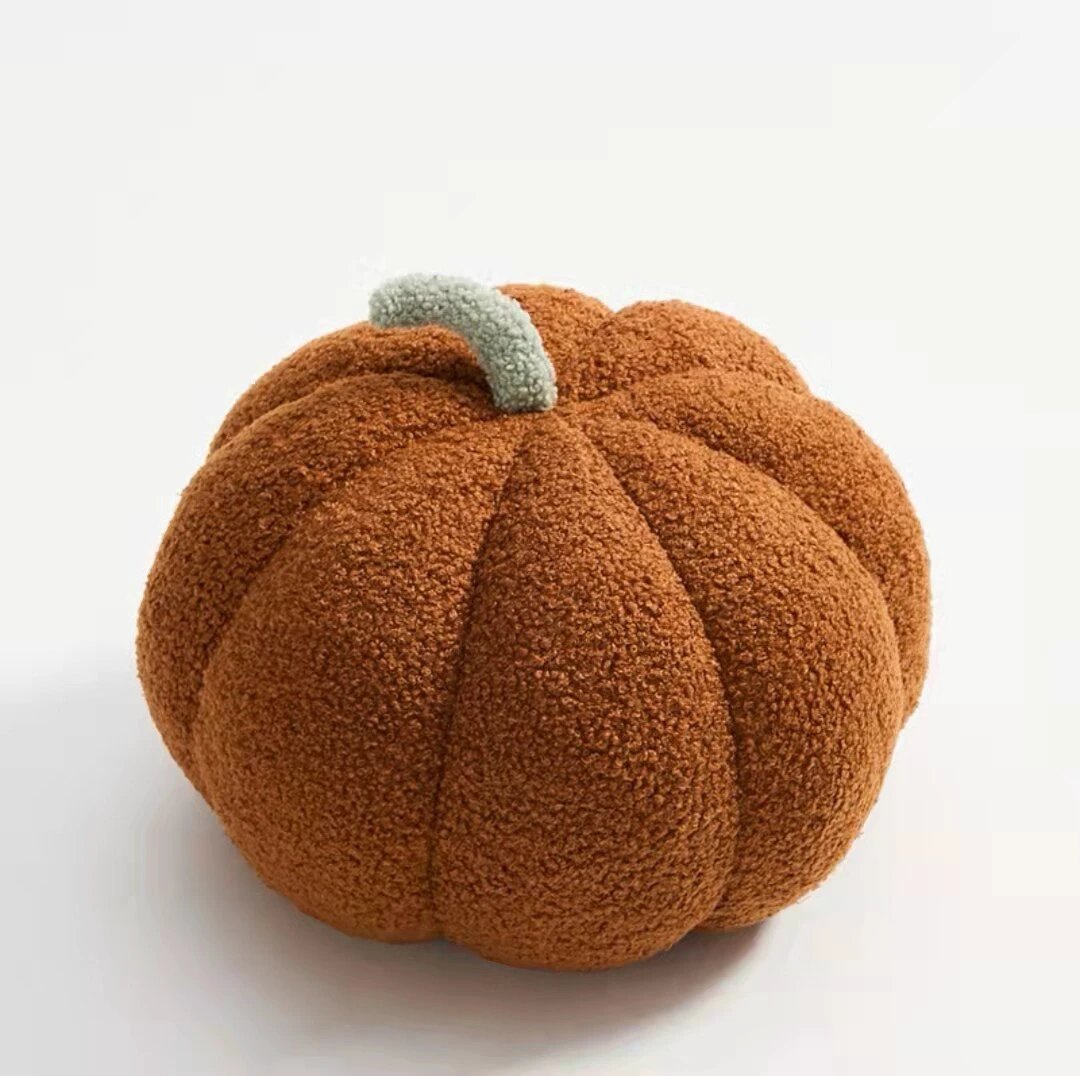 Fluffy Pumpkin Cushion by Bowlift