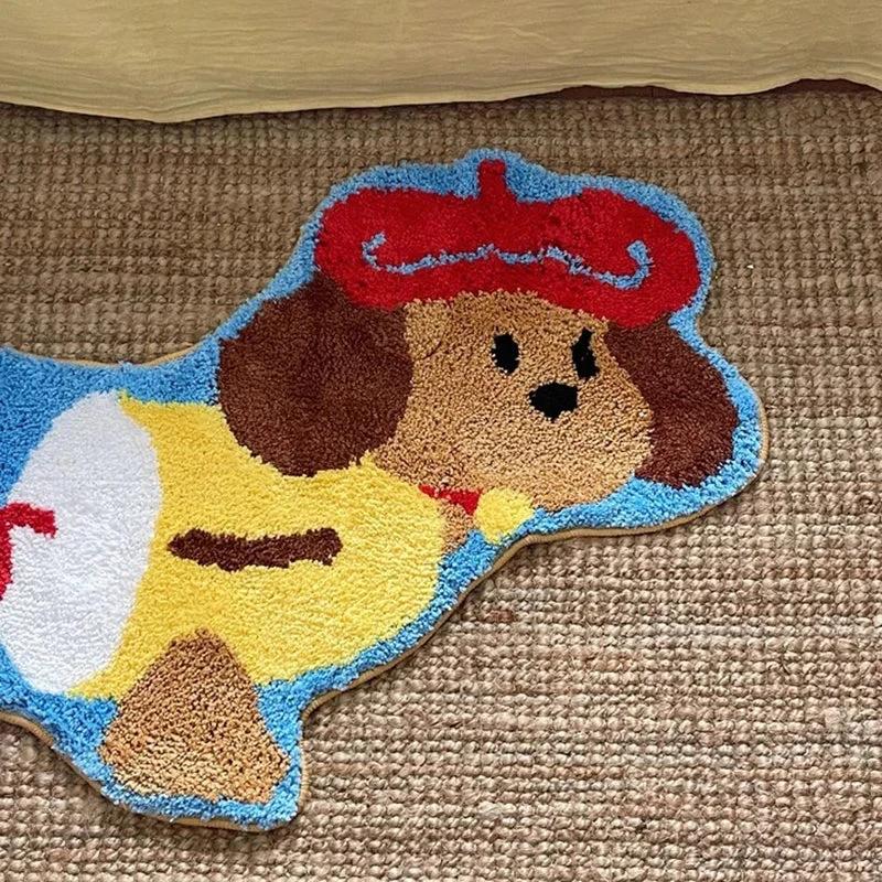 Accordion Dachshund Long Rug by Bowlift