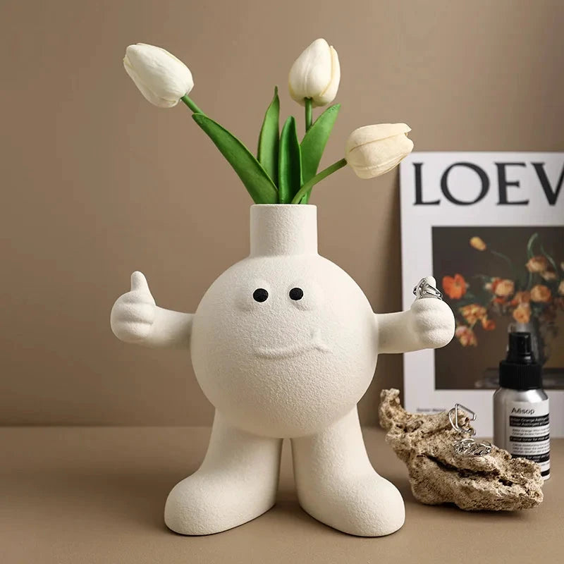 Character Ceramic Vase by Bowlift