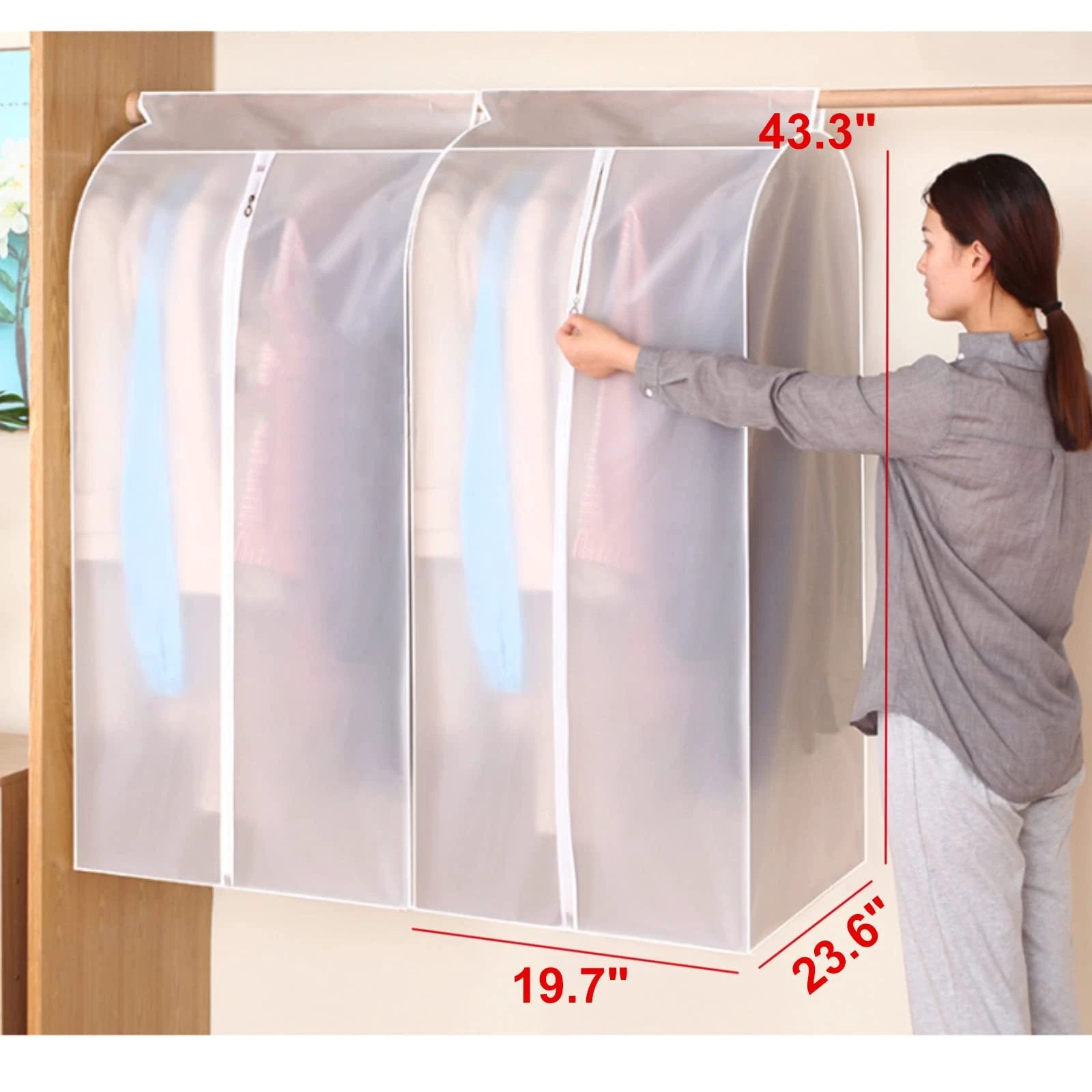 Home Organizer Dust Cover Clothes Storage Wardrobe Bag by BowLift