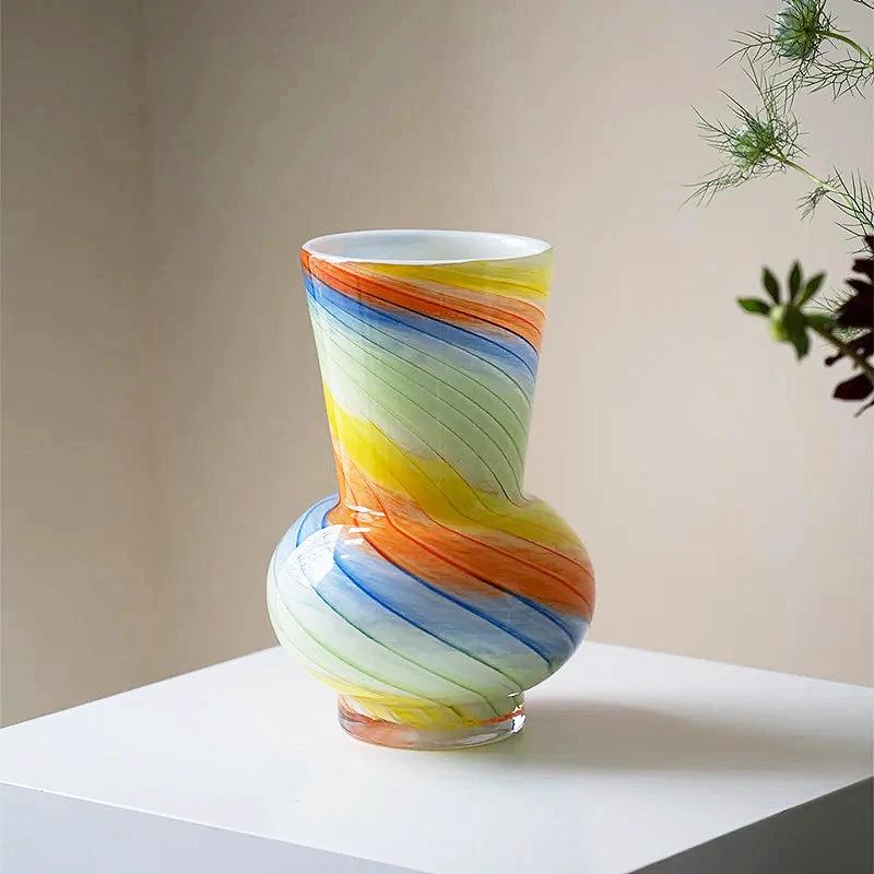 Rainbow Chubby Vase by Bowlift