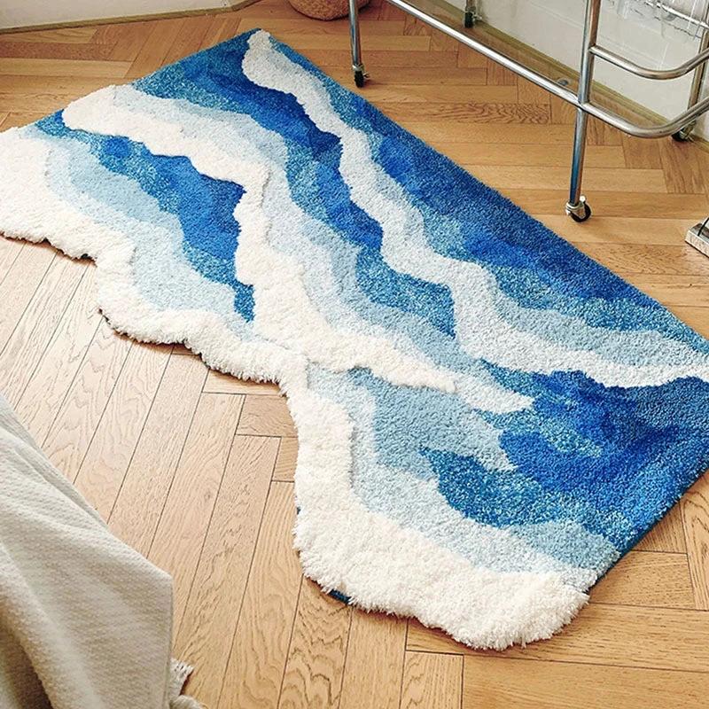 Sea Wave Rug by Bowlift