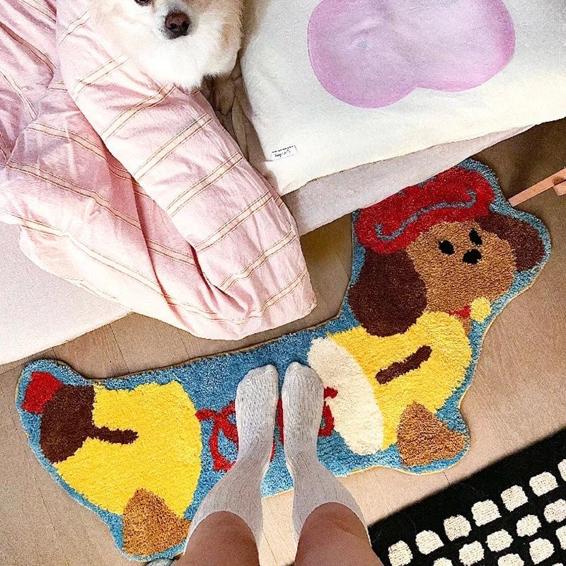 Accordion Dachshund Long Rug by Bowlift