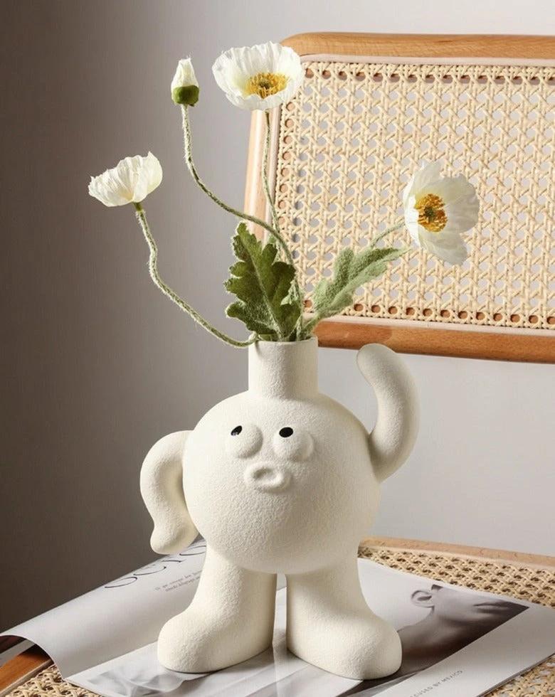 Character Ceramic Vase by Bowlift