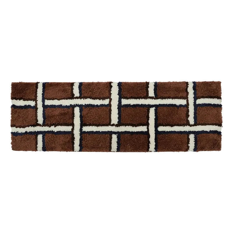 illustrative Grid Rug by Bowlift