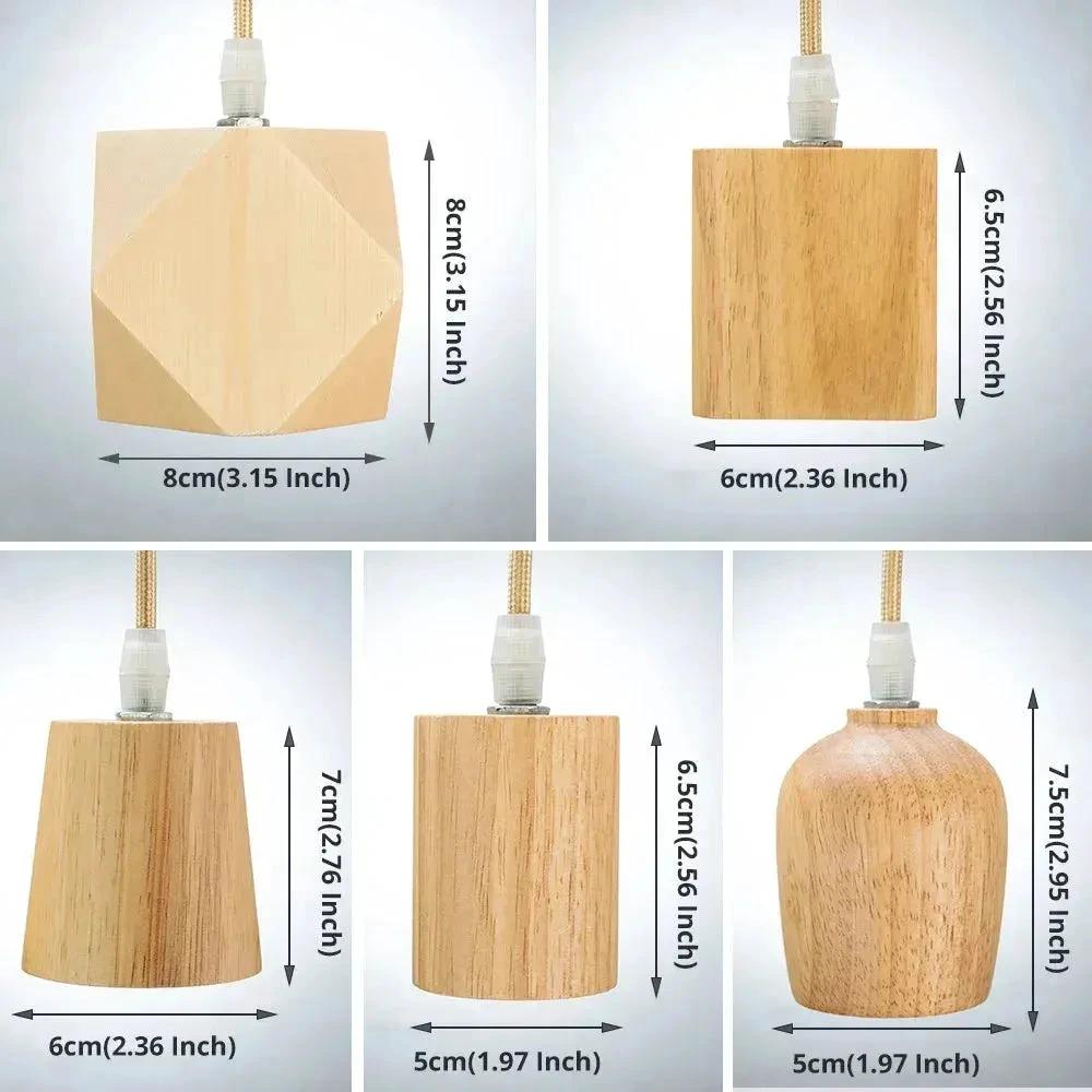 Handcrafted wooden pendant lamp with a naturally warm aura and timeless charm Bowlift by Bowlift