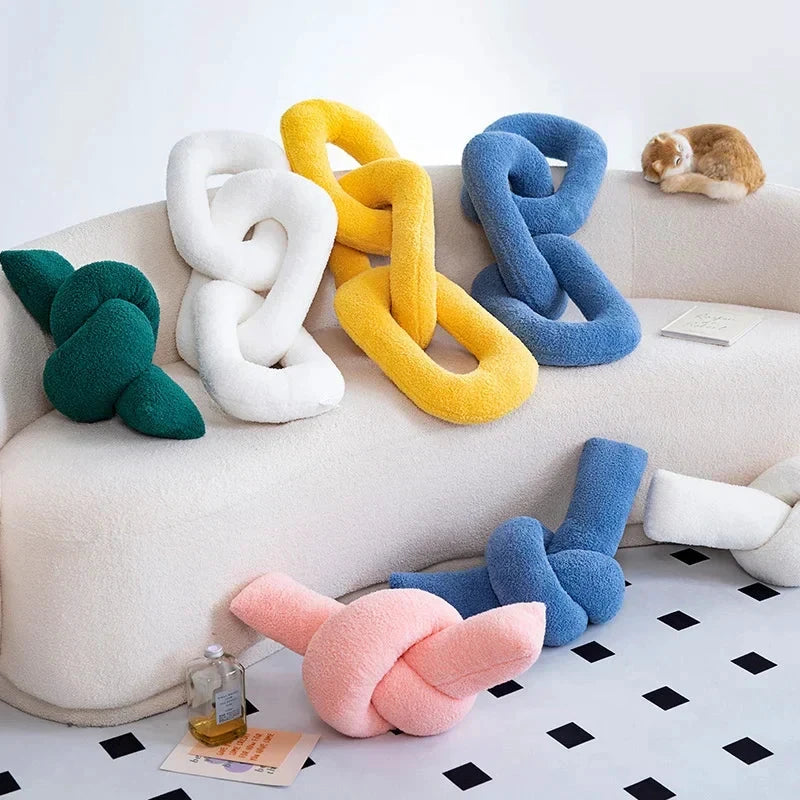 Chain Knot Cushion by Bowlift