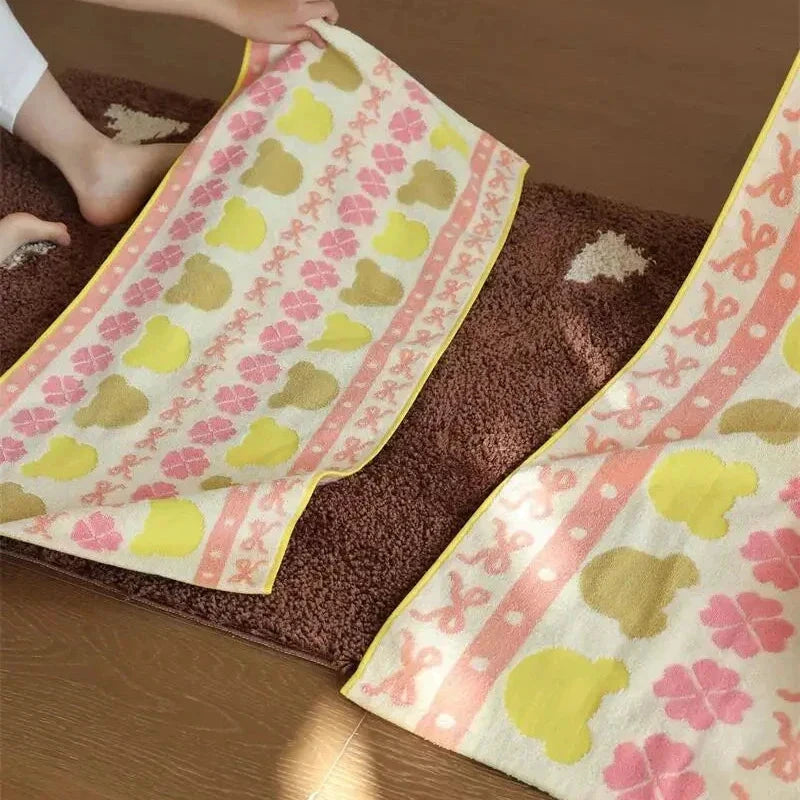 Cute Little Bear Series Cotton Towel Collection by Bowlift