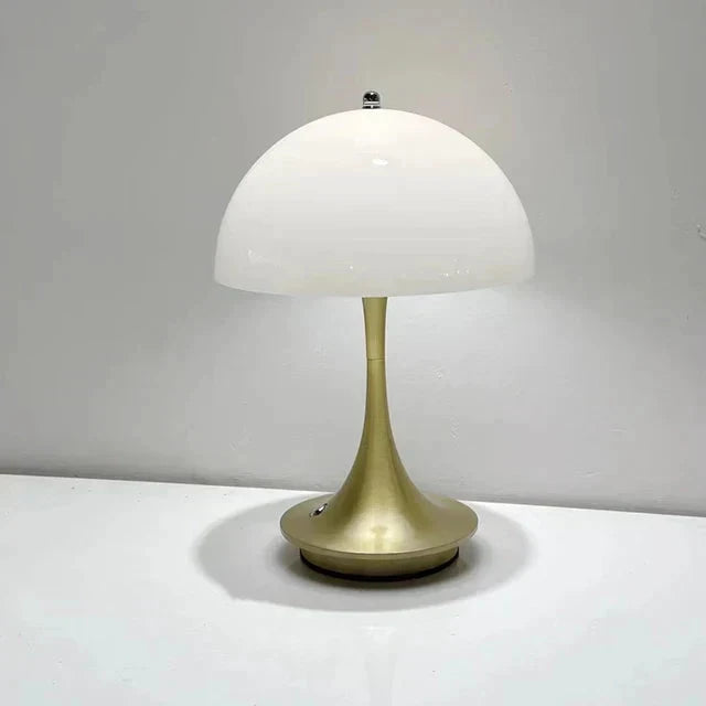 Mushroom 3-Colors-Dimmable Rechargeable LED-Table Lamps Bowlift by Bowlift