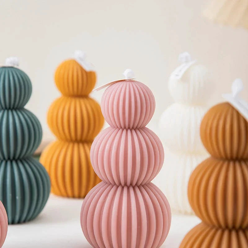 Creative Geometric Scented Candle Golf Ball Design Decoration by BowLift
