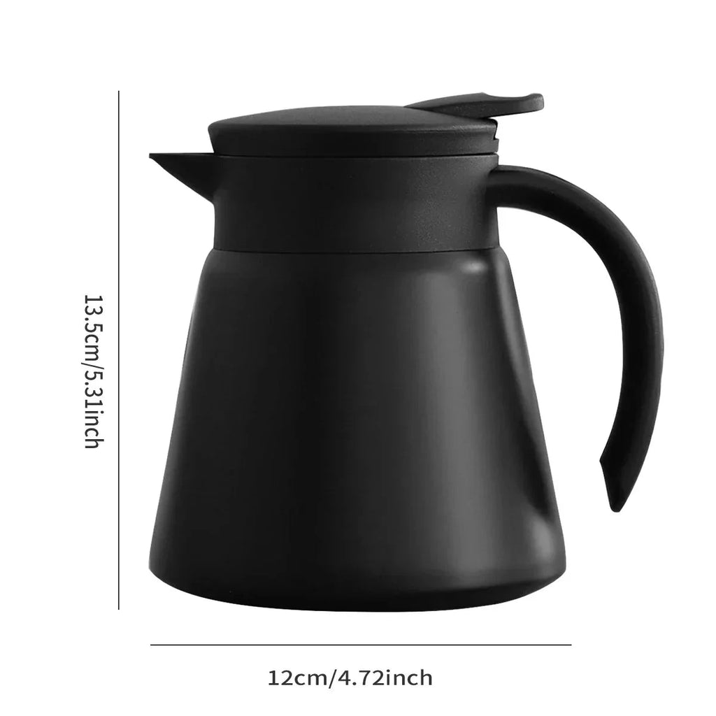ThermoBrew Insulated Carafe | Stainless Steel 304 | Double-Walled & Vacuum Insulated | 6h Hot / 12h Cold | 0.5 L by BowLift