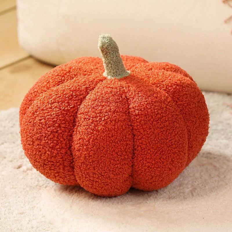 Fluffy Pumpkin Cushion by Bowlift