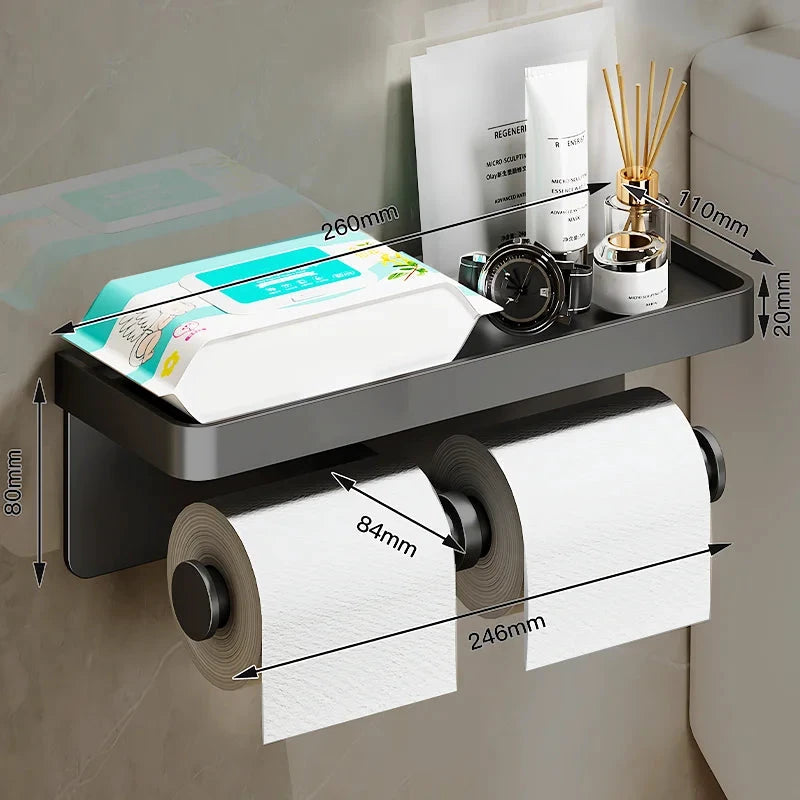Wall-Mounted Aluminum Alloy Tissue holder by BowLift