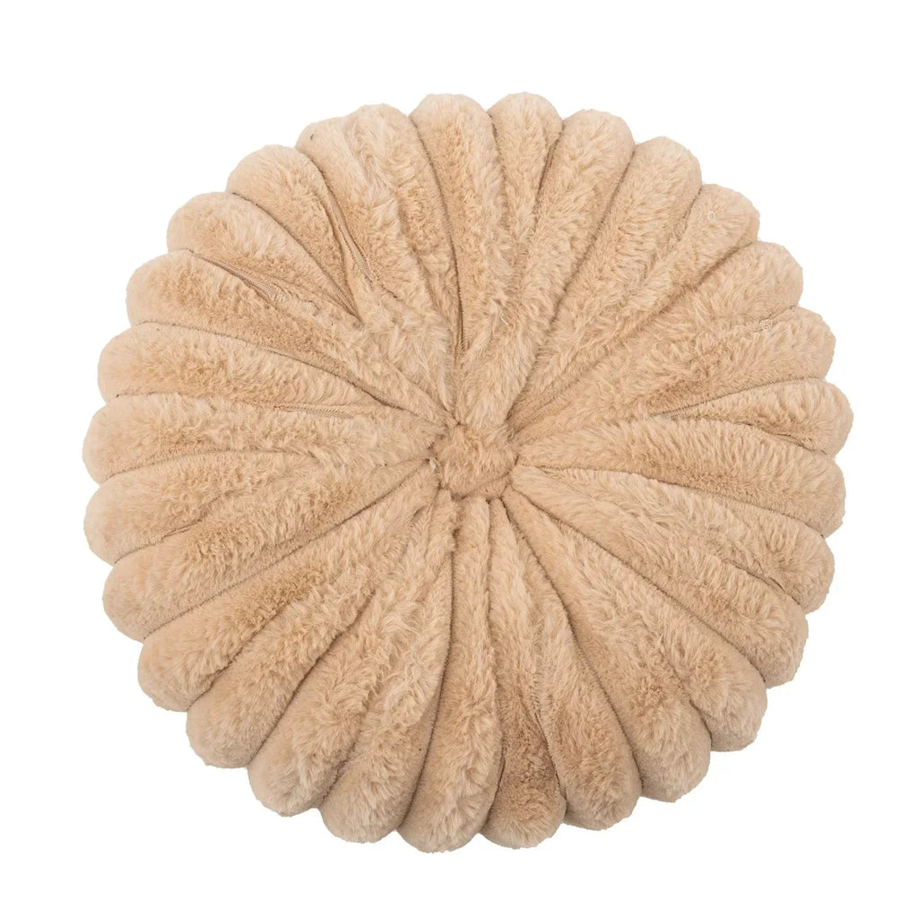 Fluffy Pastel Pumpkin Cushion by Bowlift
