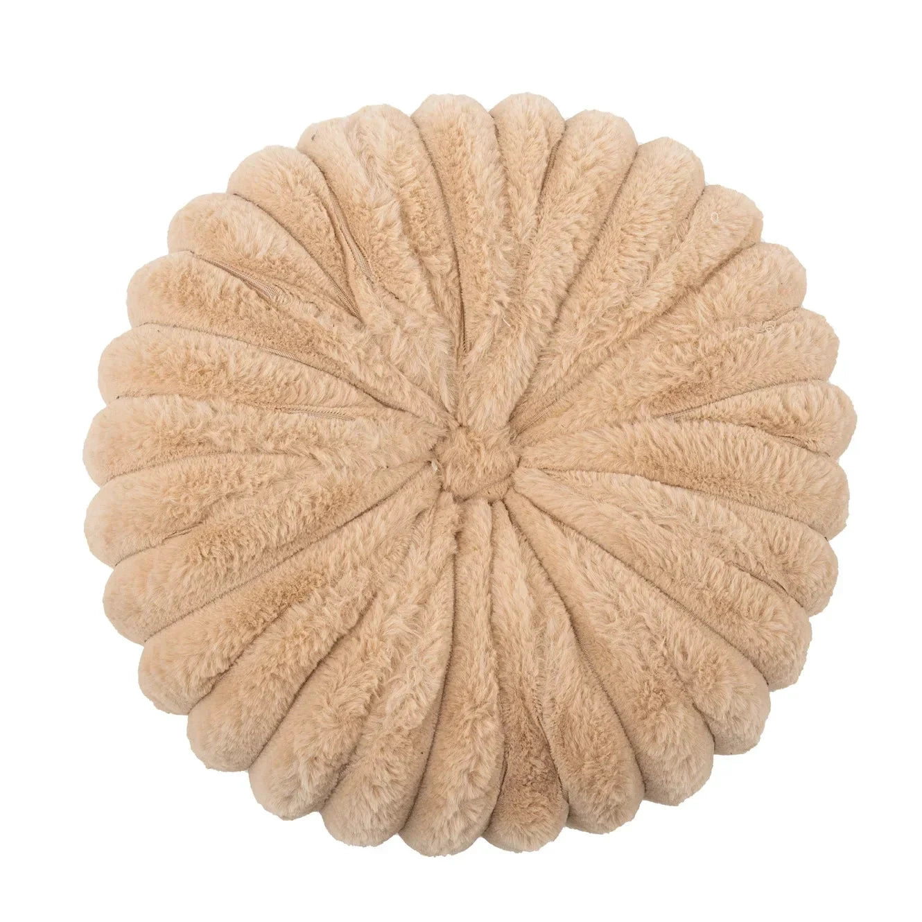 Fluffy Pastel Pumpkin Cushion by Bowlift