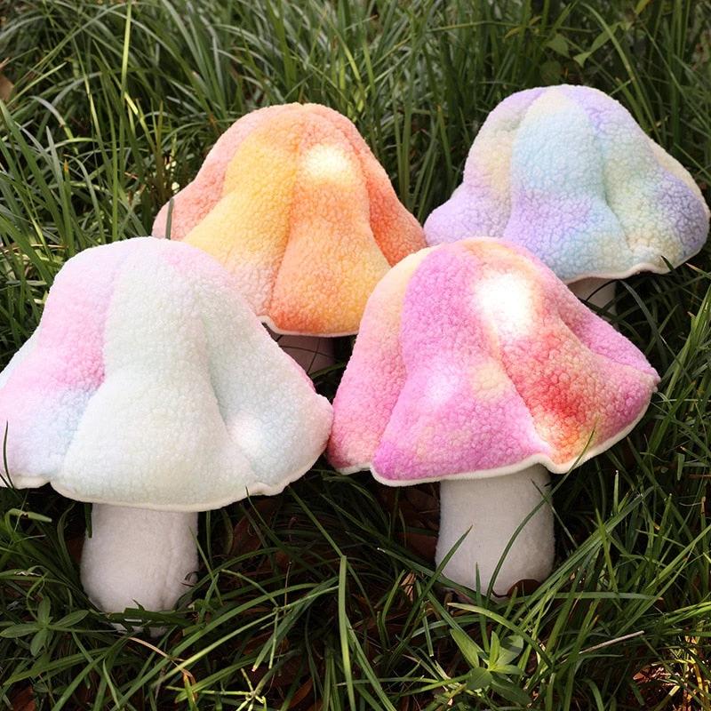 Fluffy Mushroom Cushion by Bowlift