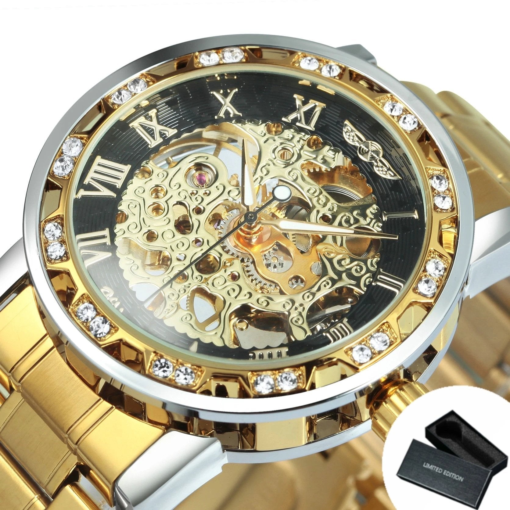 Luminous Mechanical Titan Skeleton Watch by BowLift