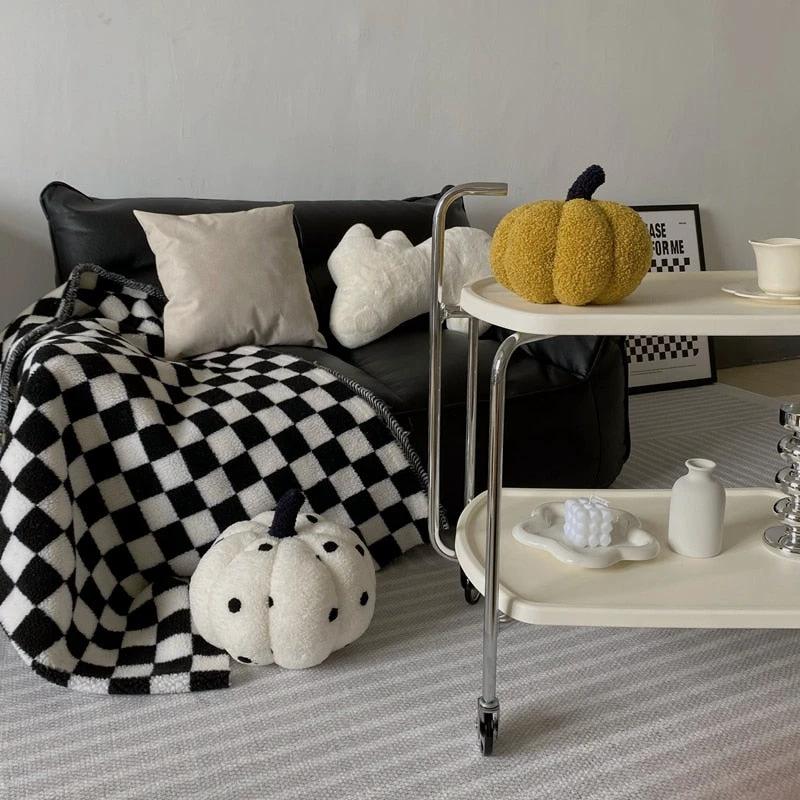 Dot Pumpkin Cushion by Bowlift