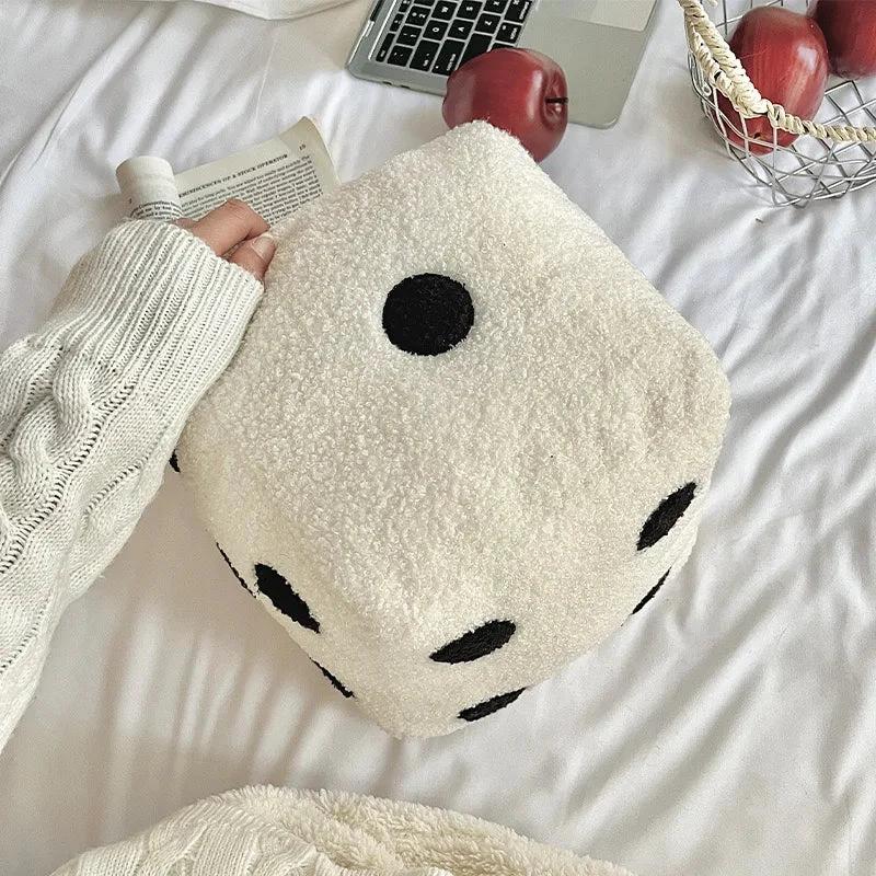 Dice Plush Cushion by Bowlift