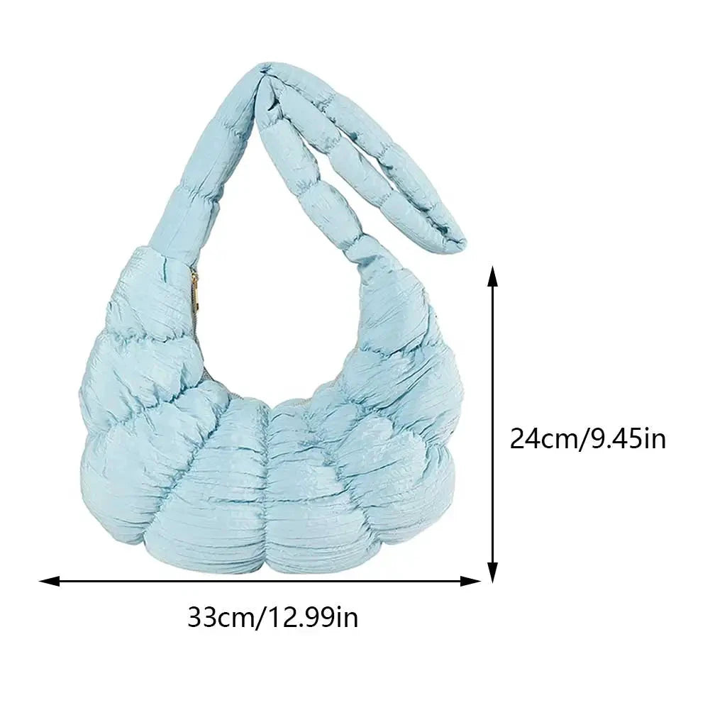 Puff Croissant Shoulder Bag by BowLift