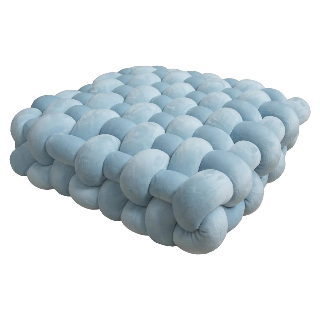 Chunky Woven Knot Cushion by Bowlift