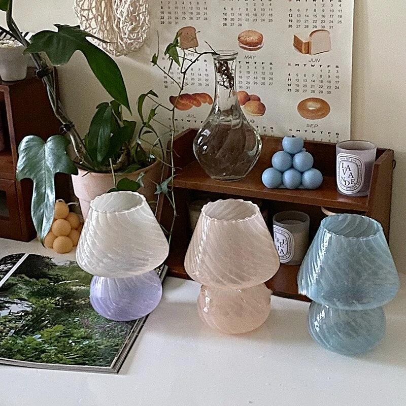Nordic Stripy Glass Vase by Bowlift