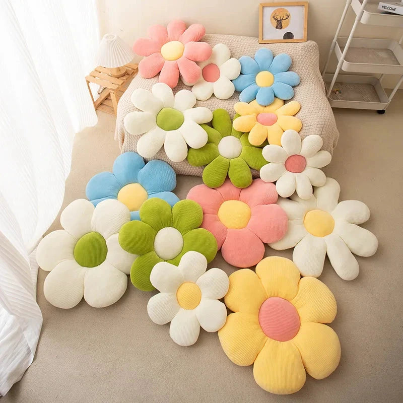 Daisy Plush Cushion by Bowlift