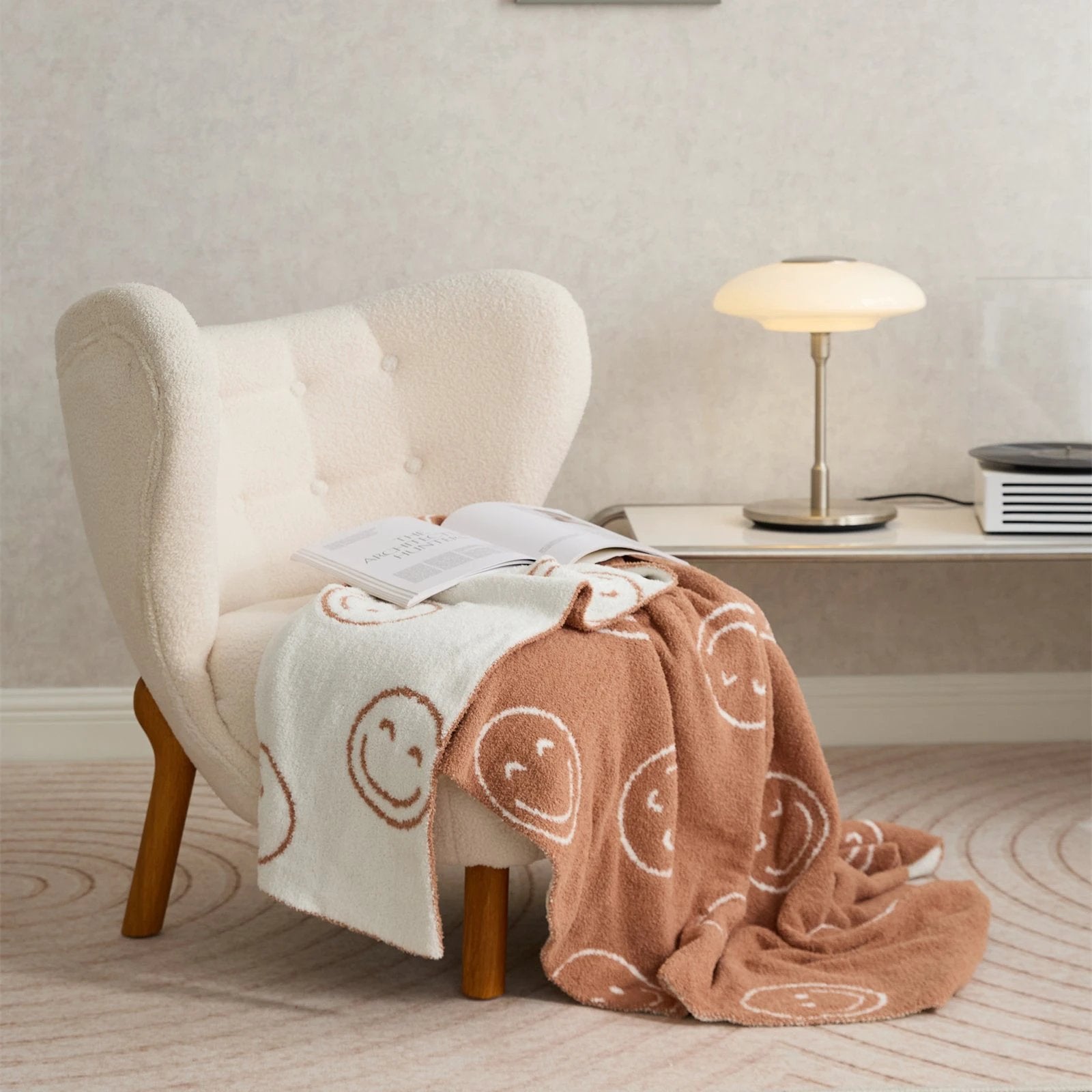 Smiley Blanket by Bowlift