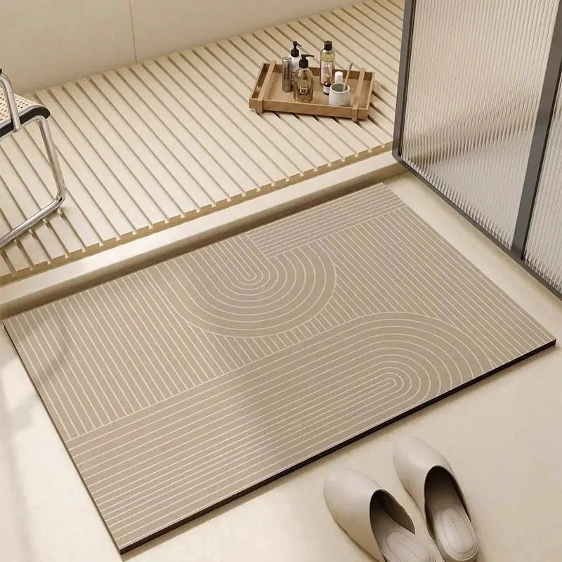 Non-slip Diatomite Bath Mat Kitchen Mat Door Mat Shower Mat by BowLift