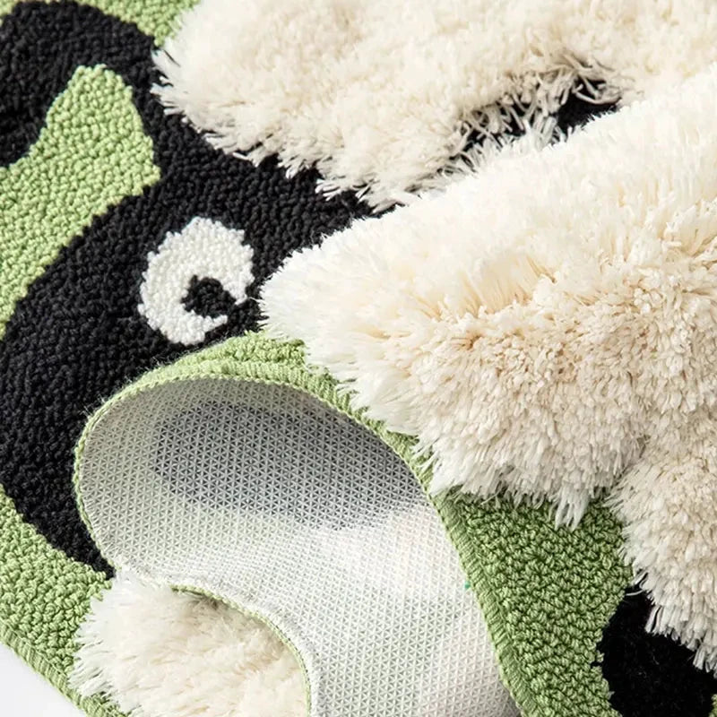 Fluffy Sheep Shaped Bedroom Bedside Rug by Bowlift