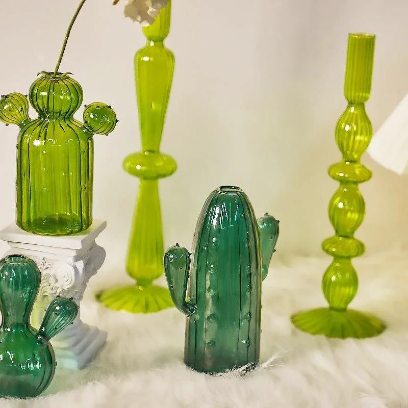 Cactus Glass Vase by Bowlift