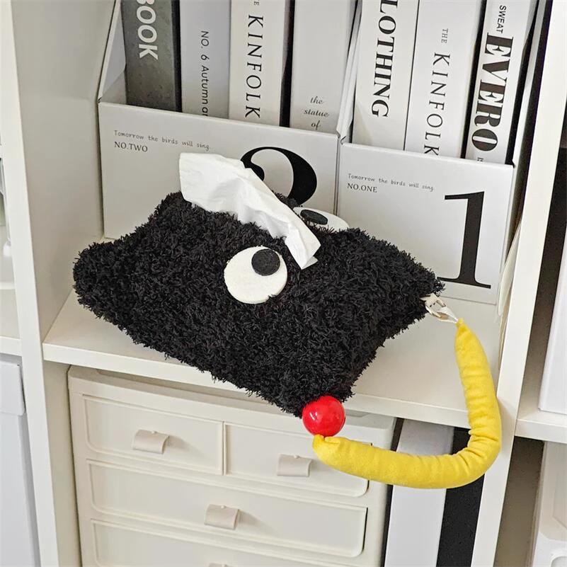 Fluffy Face Tissue Holder by Bowlift