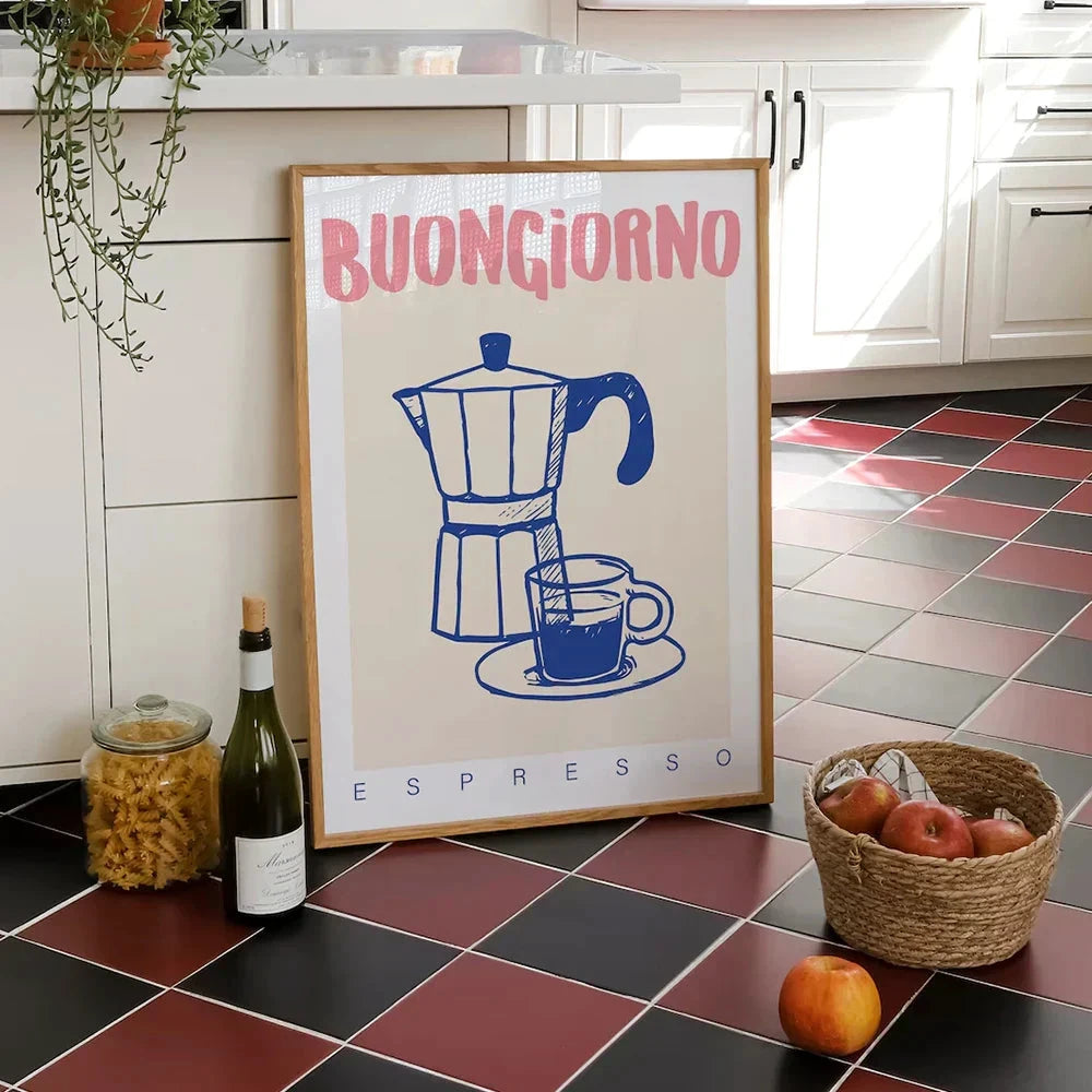 Buongiorno Wall Art by Bowlift